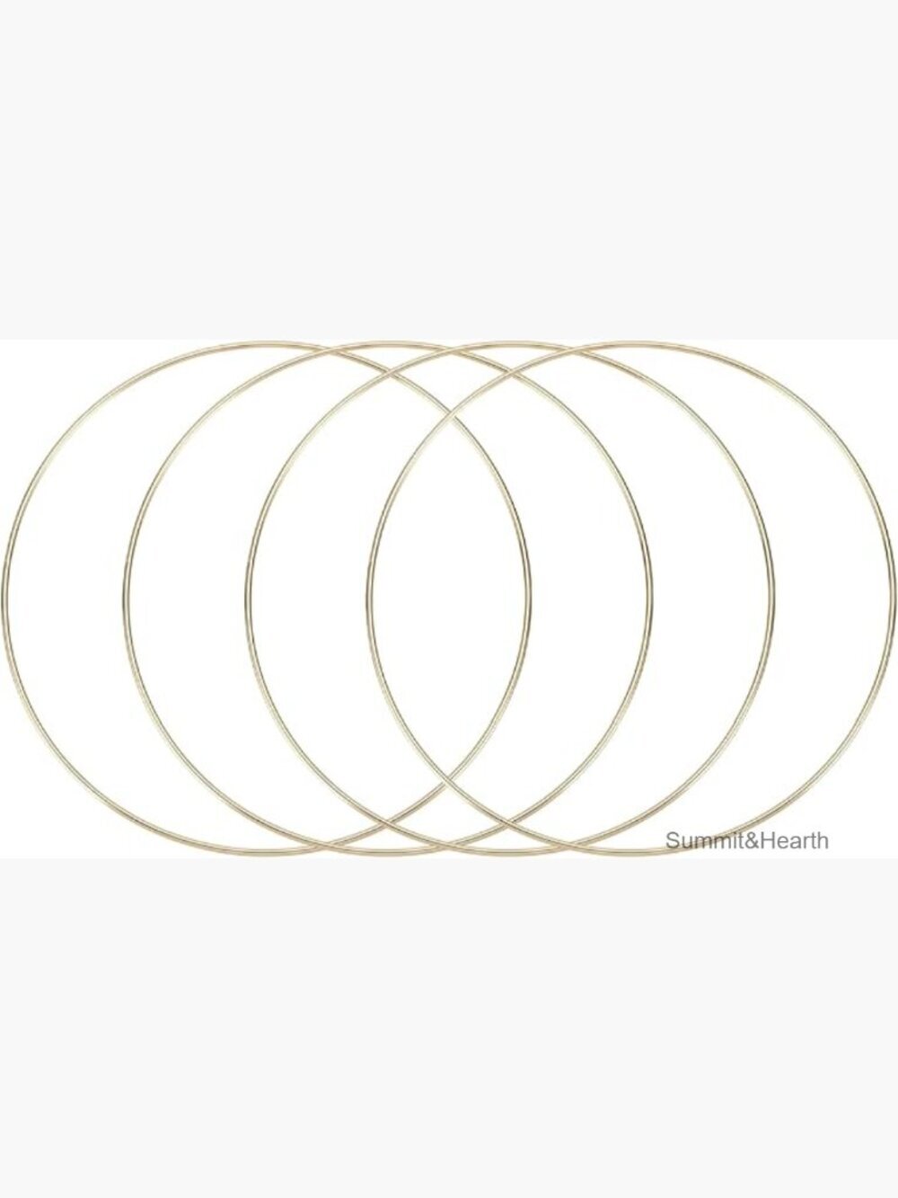8 Inch Metal Macrame Hoops for DIY Crafts Dream Catchers Plant Hangers
